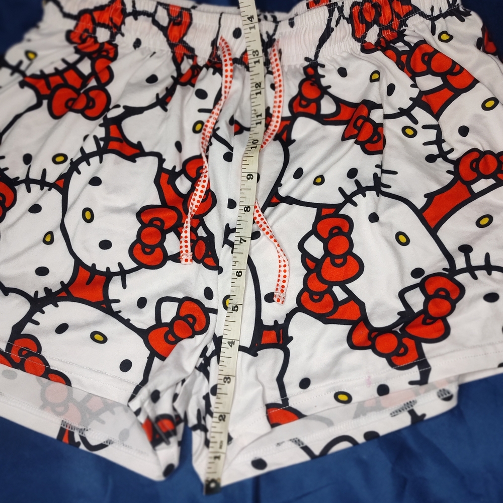 Hello Kitty Red and White Pajama Shorts
